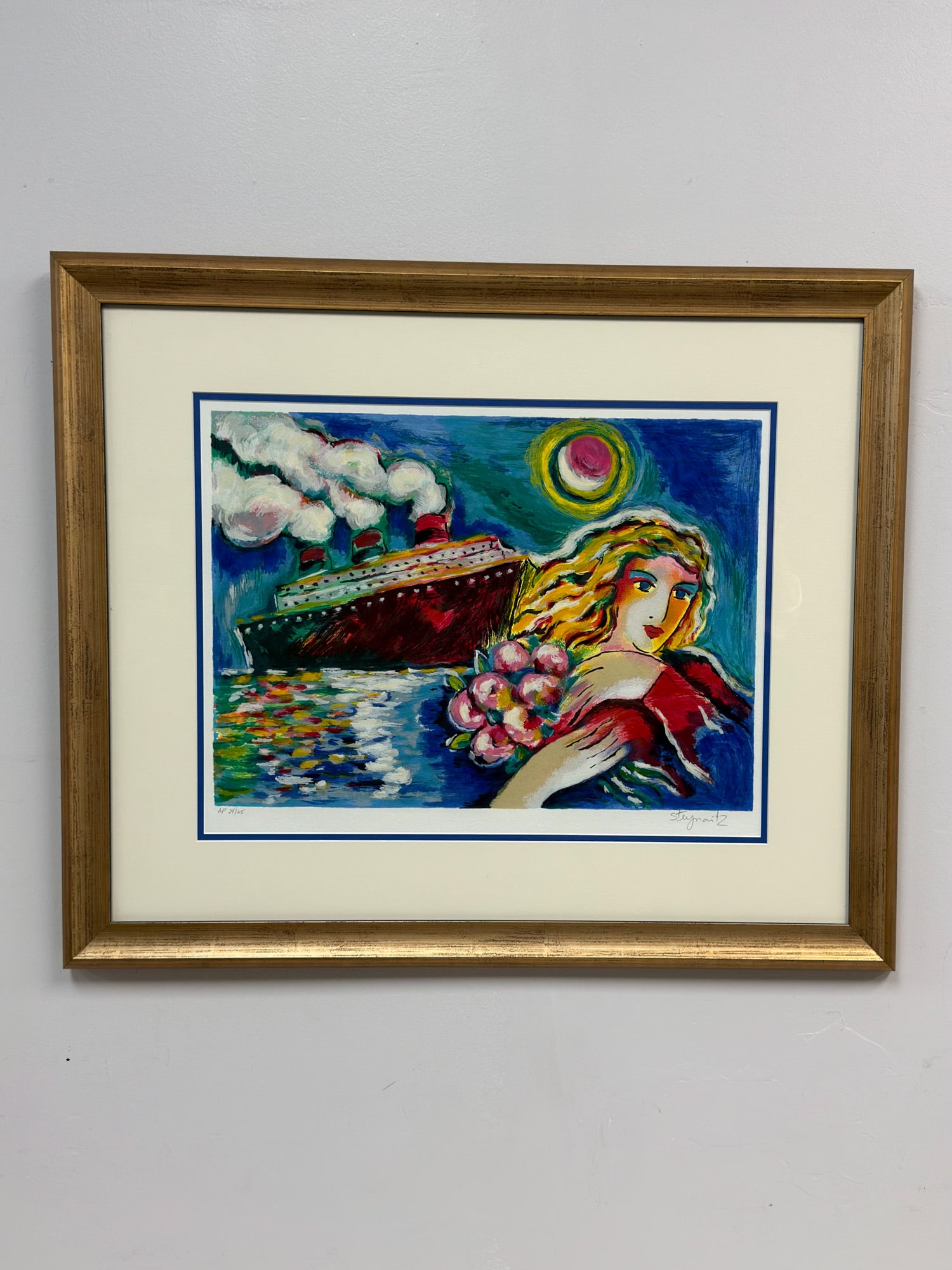 Zamy Steynovitz (Polish, 1951-2000) Artist Proof Seriolithograph on Paper, Signed (1 of 6)