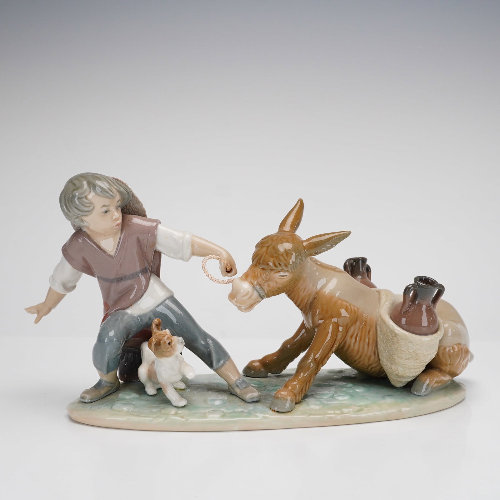 Lladro Porcelain Figurine Stubborn Donkey 01005178 (1 of 4)