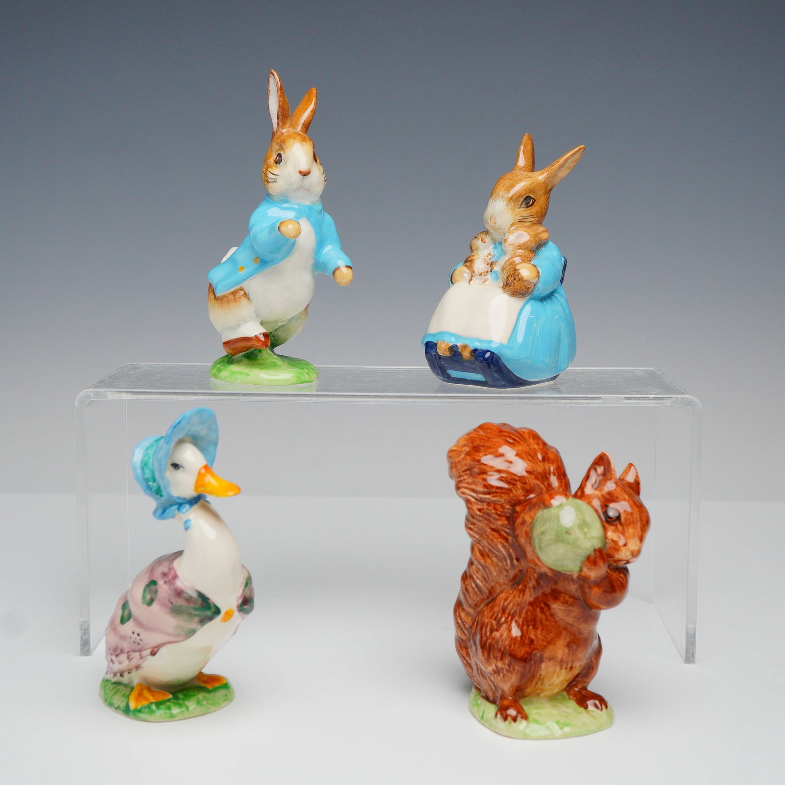 4pc Beswick Beatrix Potter Ceramic Figurines (1 of 3)