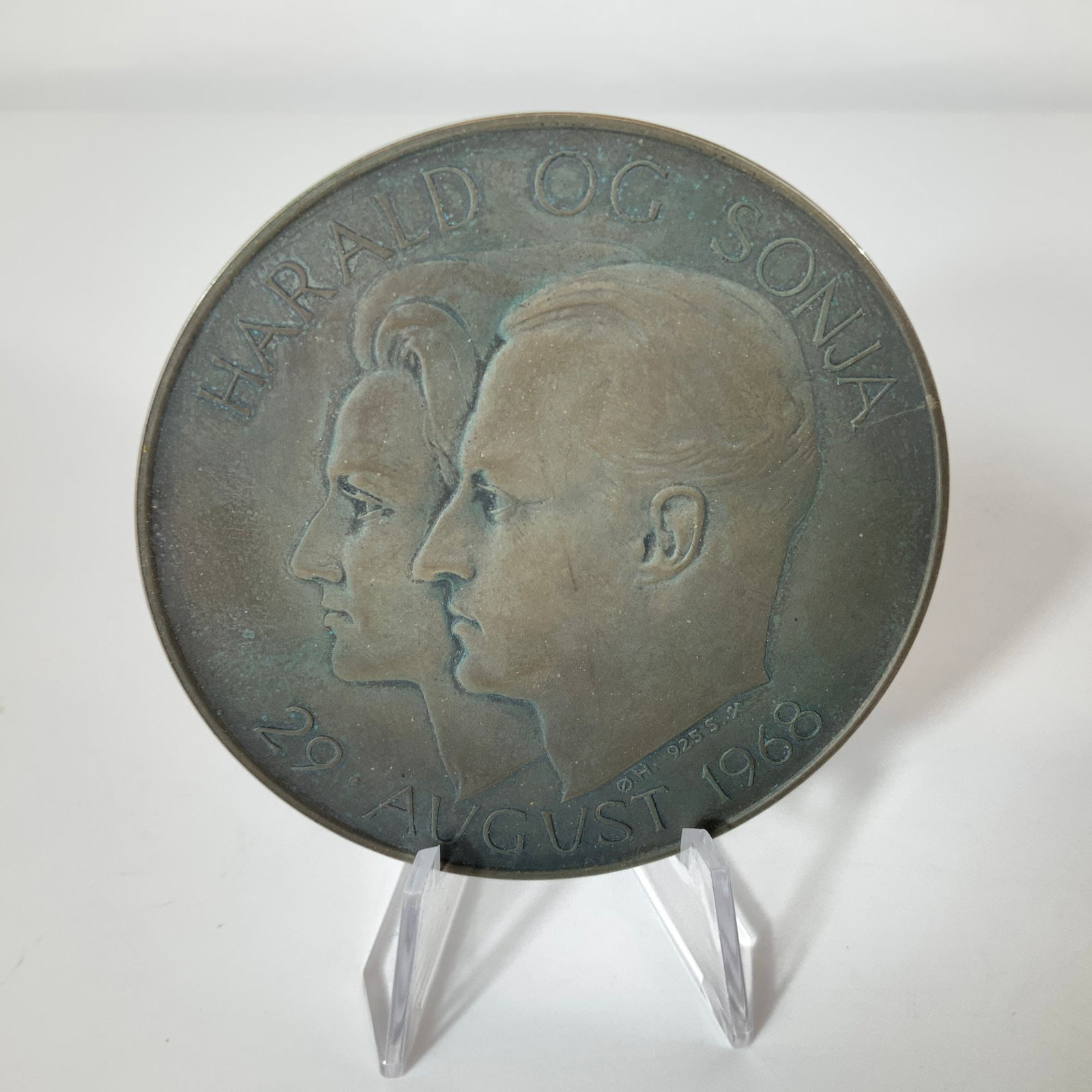 1968 Silver Medal Harald and Sonja Wedding (1 of 3)