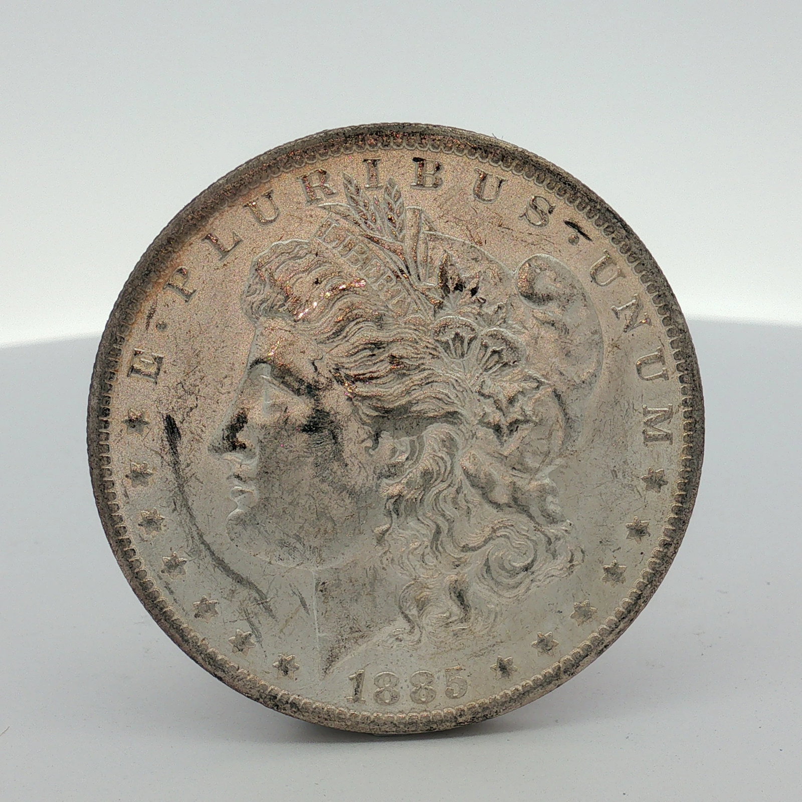 US 1885-O Morgan Silver Dollar (1 of 2)