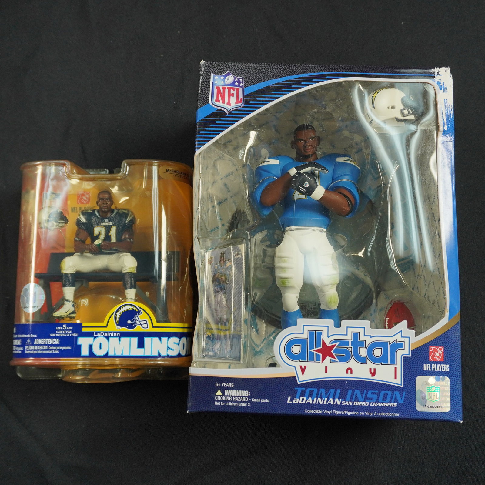 2pc LaDainian Tomlinson NFL Figurines (1 of 4)