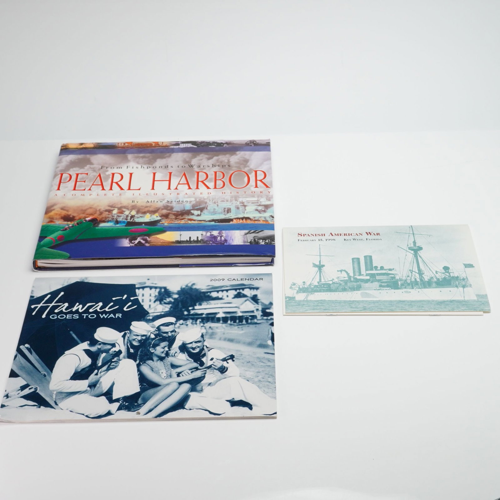 Three WW2 Items Including Seiden, Allan. Pearl Harbor. Belford, Middlebrook & Co., 1998. (Signed) (1 of 5)