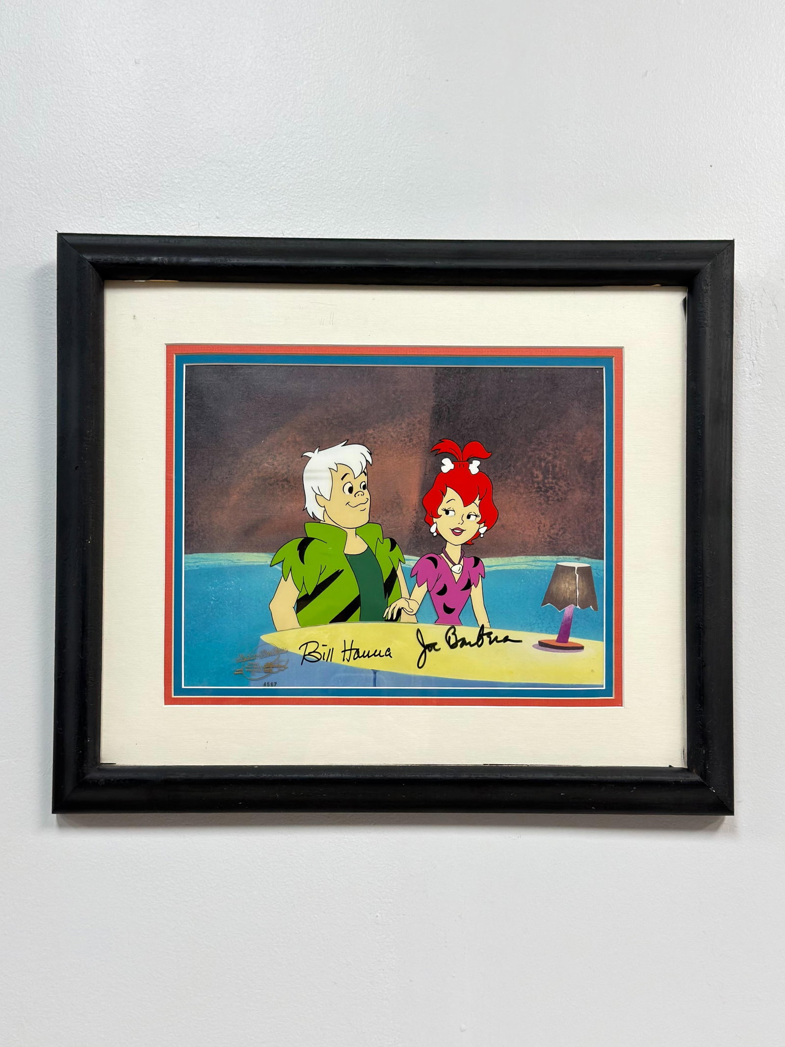 Bill Hanna and Joe Barbera, Original Pebbles Flintstone and Bamm-Bamm Rubble Hand-Painted Production (1 of 6)