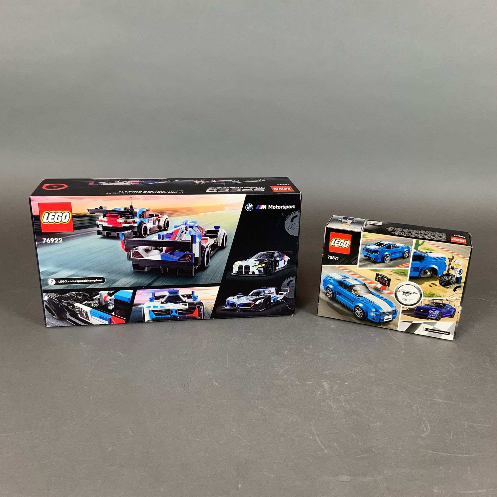 Two LEGO Speed Champions Building Sets BMW 76922 and Ford Mustang GT 75871 (1 of 2)