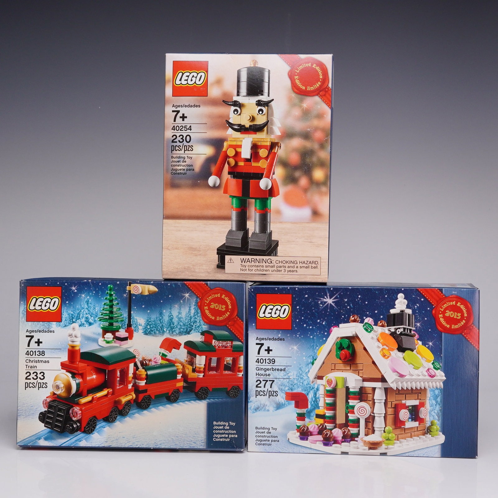 Three LEGO Seasonal Limited Edition Sets 40138 40139 and 40254 (1 of 3)