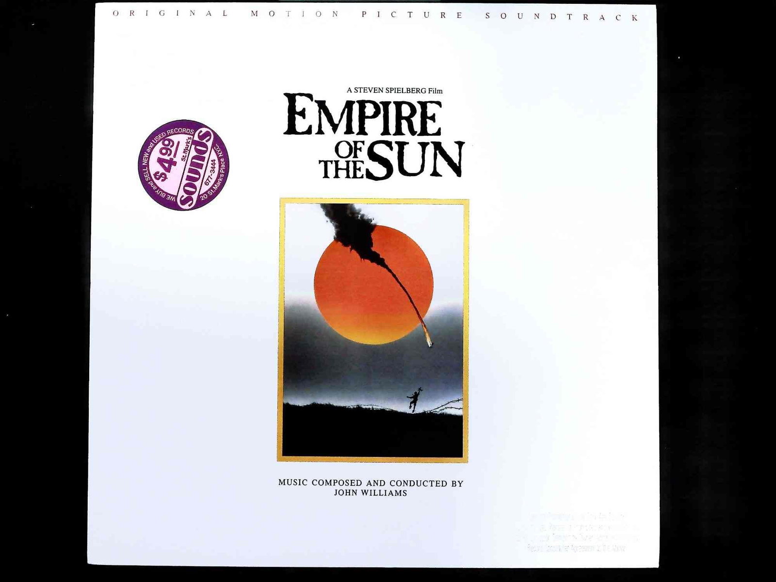 John Williams Empire of the Sun Original Soundtrack Promotional Vinyl LP (1 of 3)