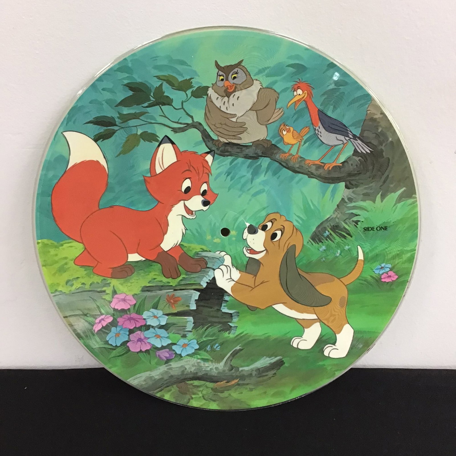 Walt Disney Productions The Fox and the Hound Vinyl LP Picture Disc, 1981 (1 of 3)