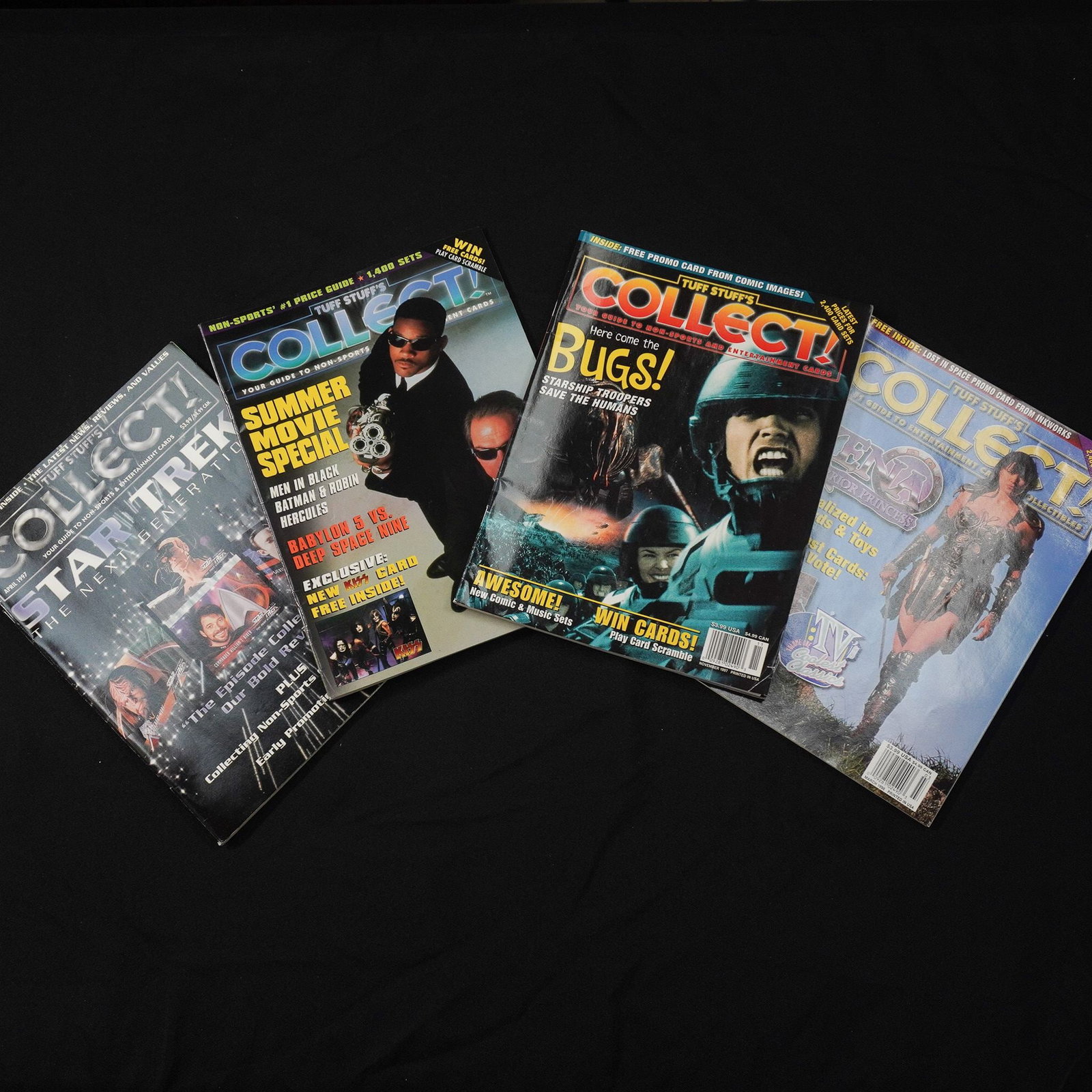 4pc Tuff Stuff's Collect Magazines, Star Trek, Men in Black, and More (1 of 7)