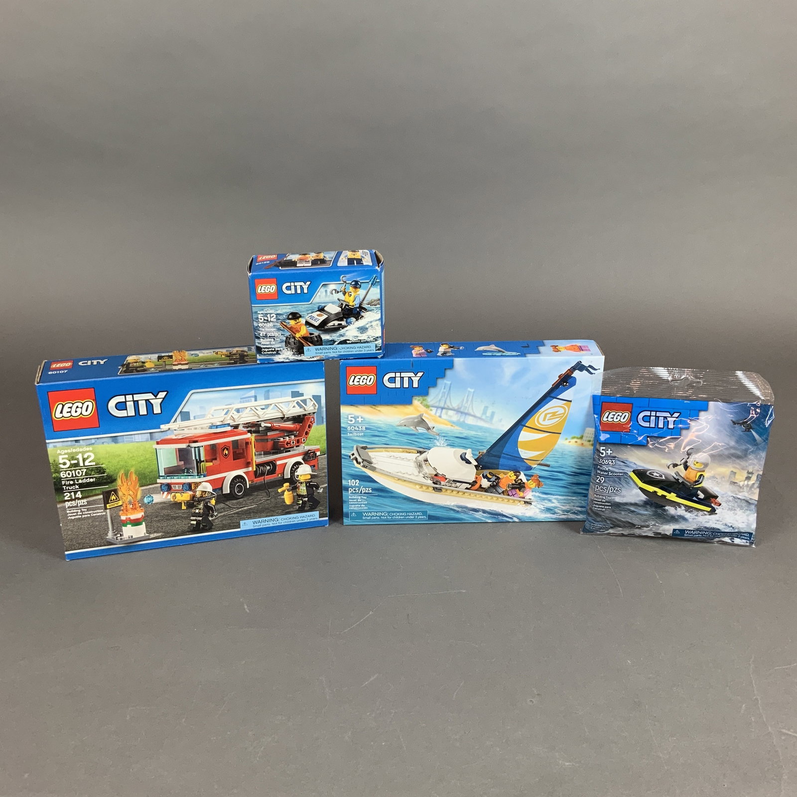 4 LEGO City Building Toy Sets 60107 60126 60438 and 30693 (1 of 3)