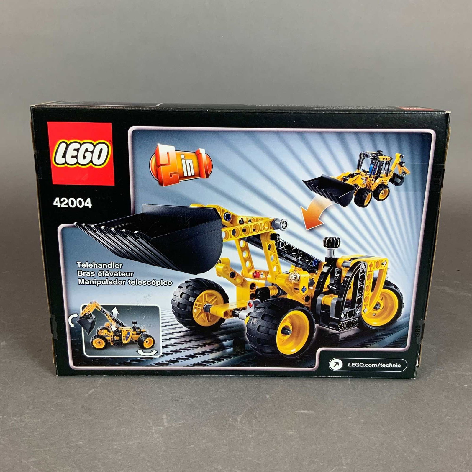 LEGO Technic Set, Mini Backhoe Loader or Telehandler 42004 - 2