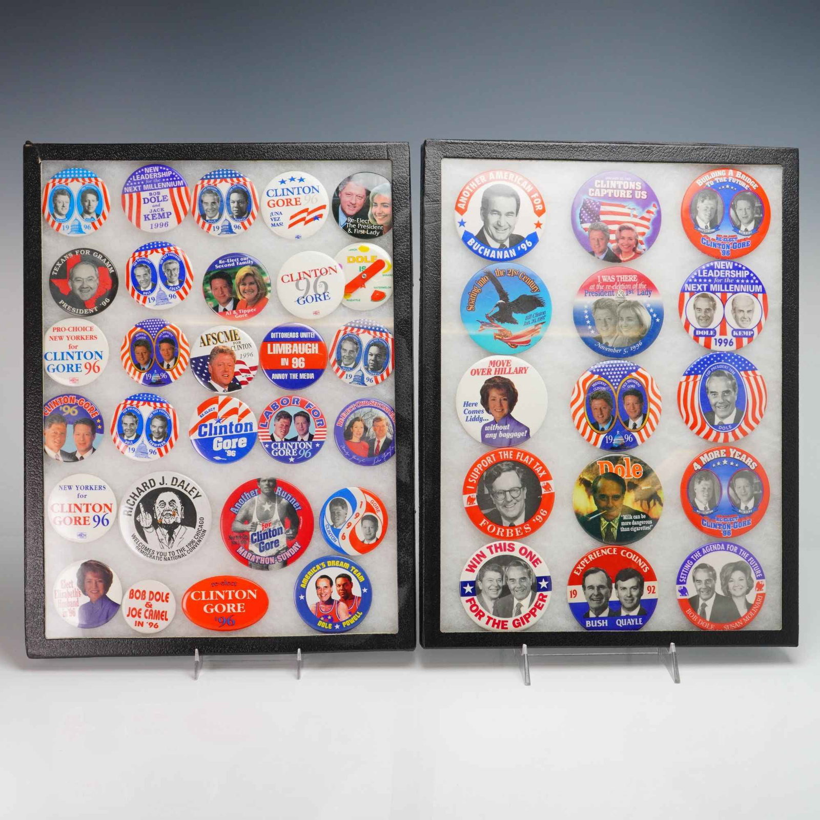 A Collection of United States Presidential Campaign Buttons and Political Pinbacks Primarily from (1 of 3)