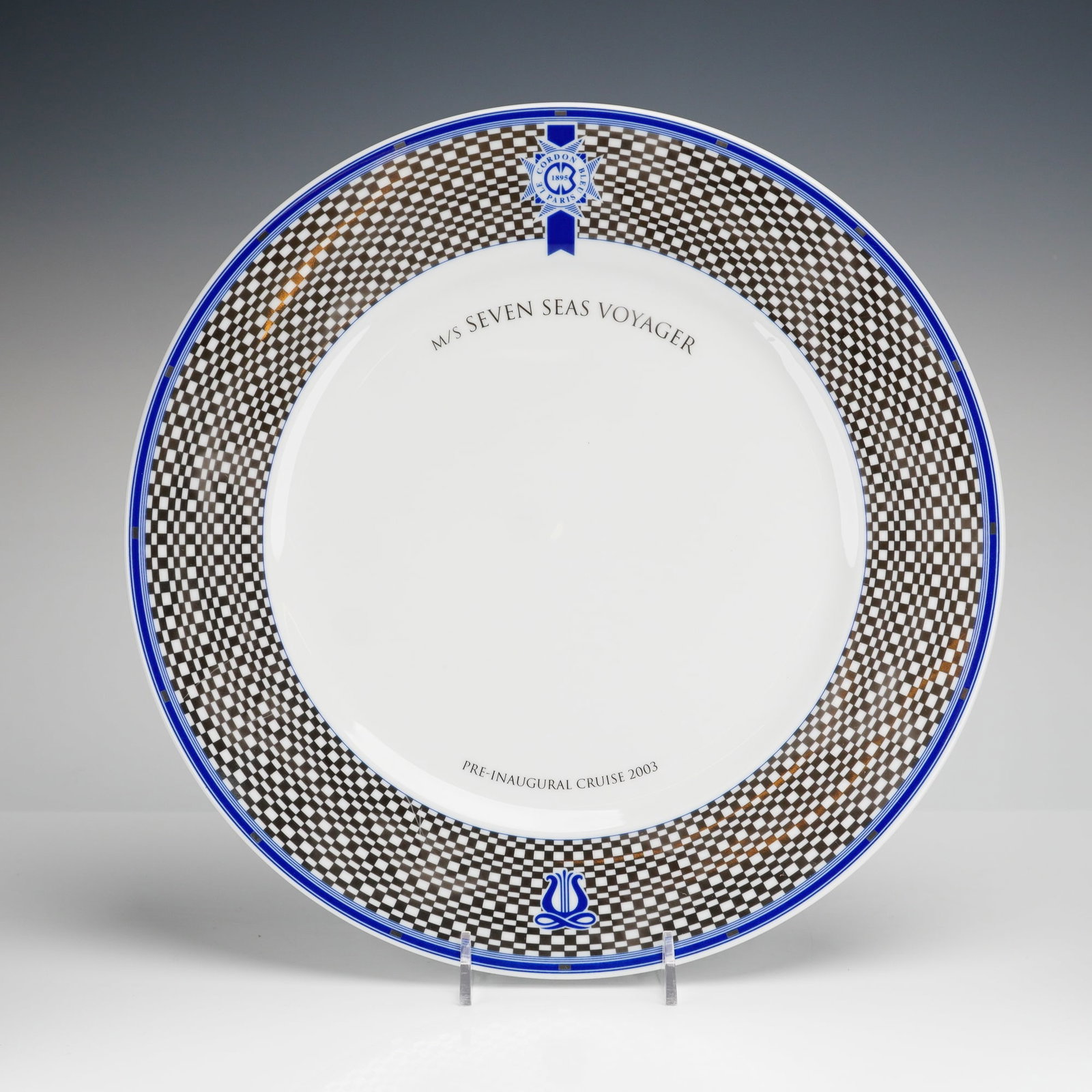 Porsgrund Norway Seven Seas Voyager Pre-Inaugural Cruise Cordon Bleu Plate (1 of 5)