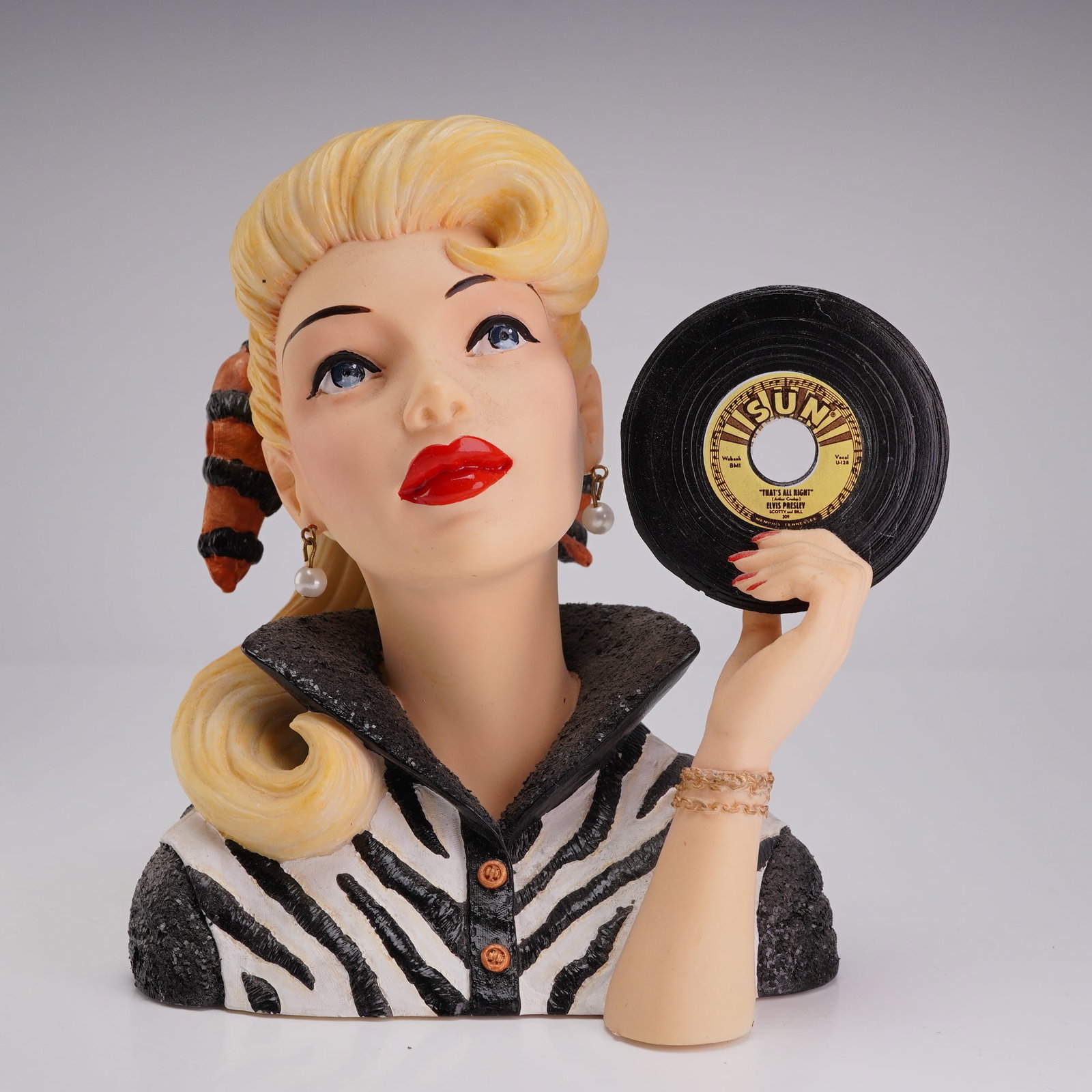 Cameo Girls Abigail 1954 Let's Rock Head Vase (1 of 4)