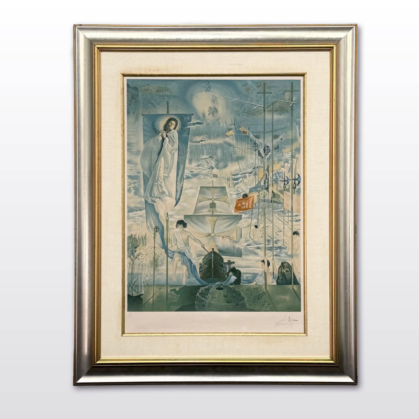 Salvador Dali (Spanish 1904-1989) Signed & Numbered Lithograph, The Discovery of America by (1 of 7)