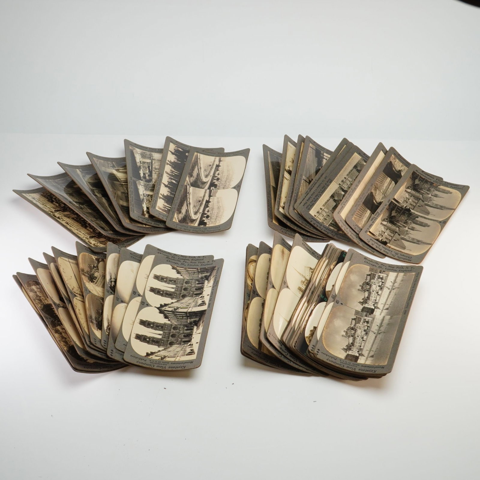 Collection of 50-70 Keystone View Company France Stereoview Cards (1 of 4)