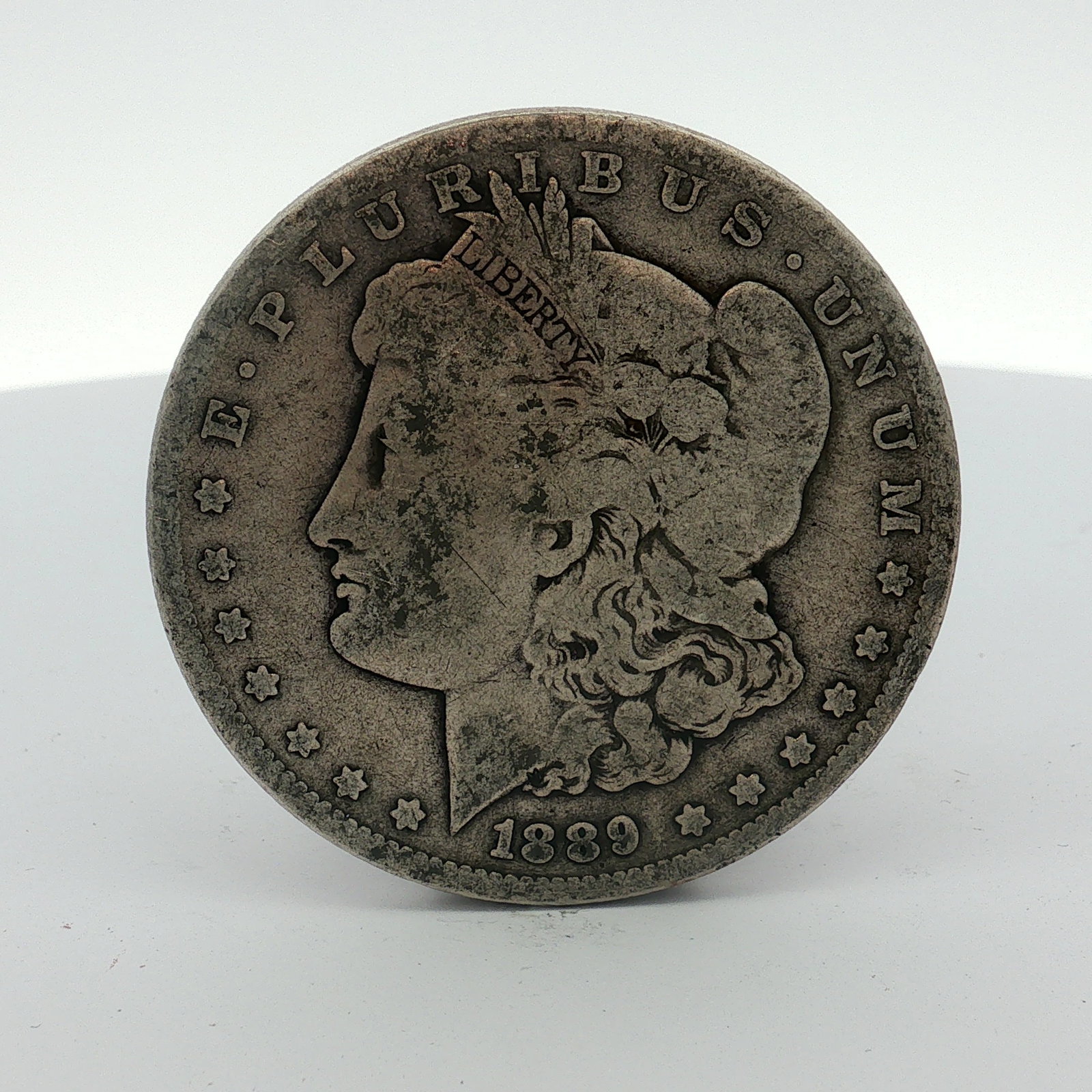 1889-O US Morgan Silver Dollar Coin Circulated (1 of 2)