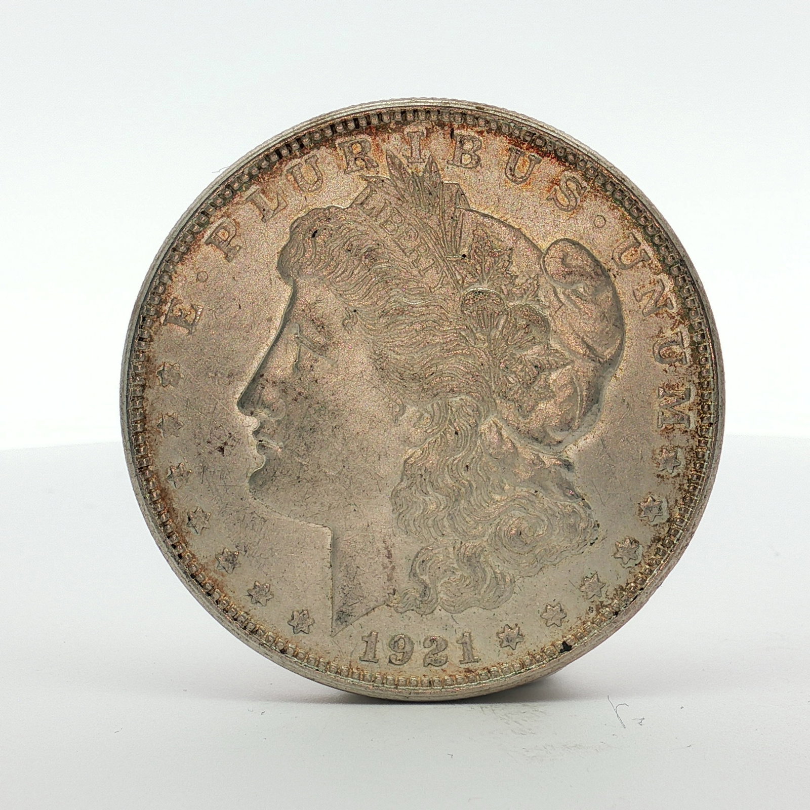 1921-D US Morgan Silver Dollar Coin Circulated (1 of 2)