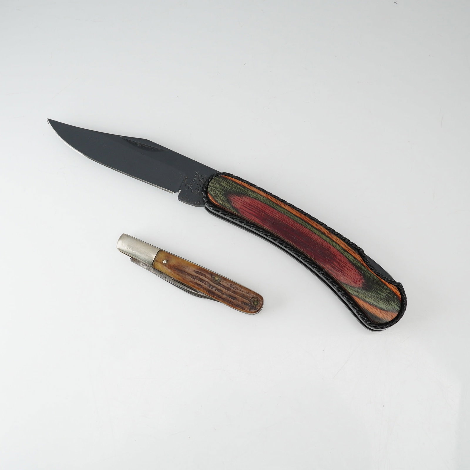 Two Folding Pocket Knives Including Fury 10074 and Queen City Cutlery (1 of 4)