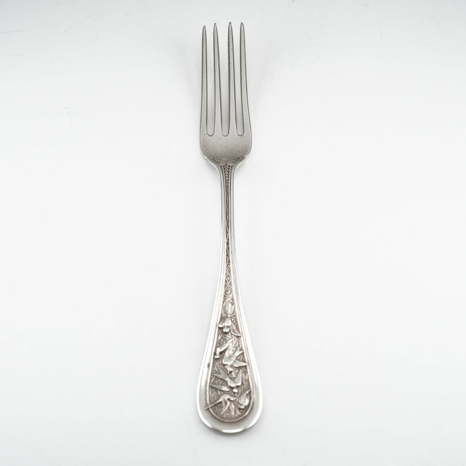 John Wendt Sterling Silver Fork, Bird Pattern (1 of 5)