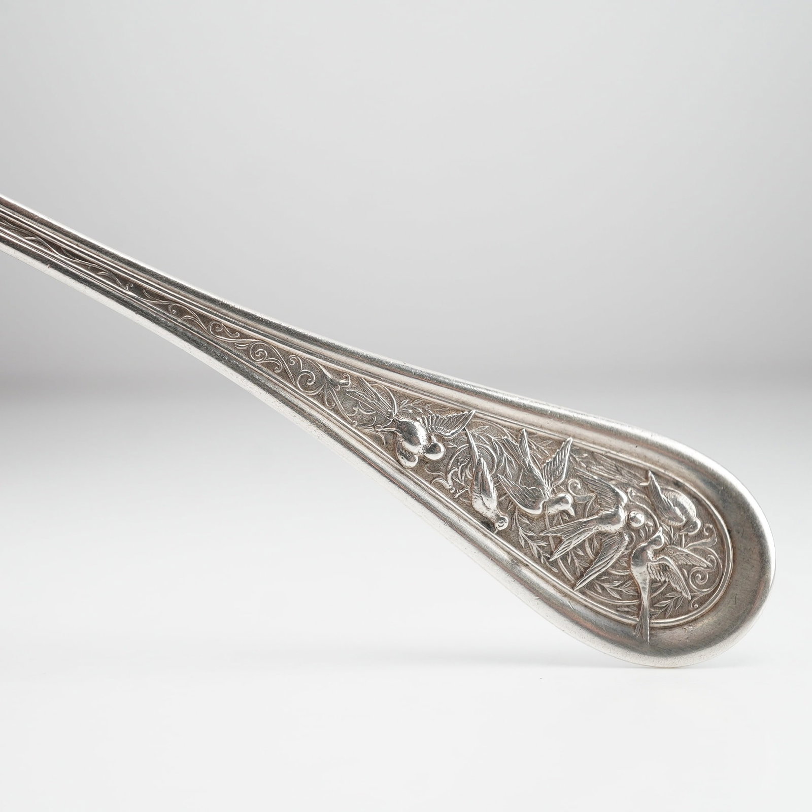 John Wendt Sterling Silver Fork, Bird Pattern - 2