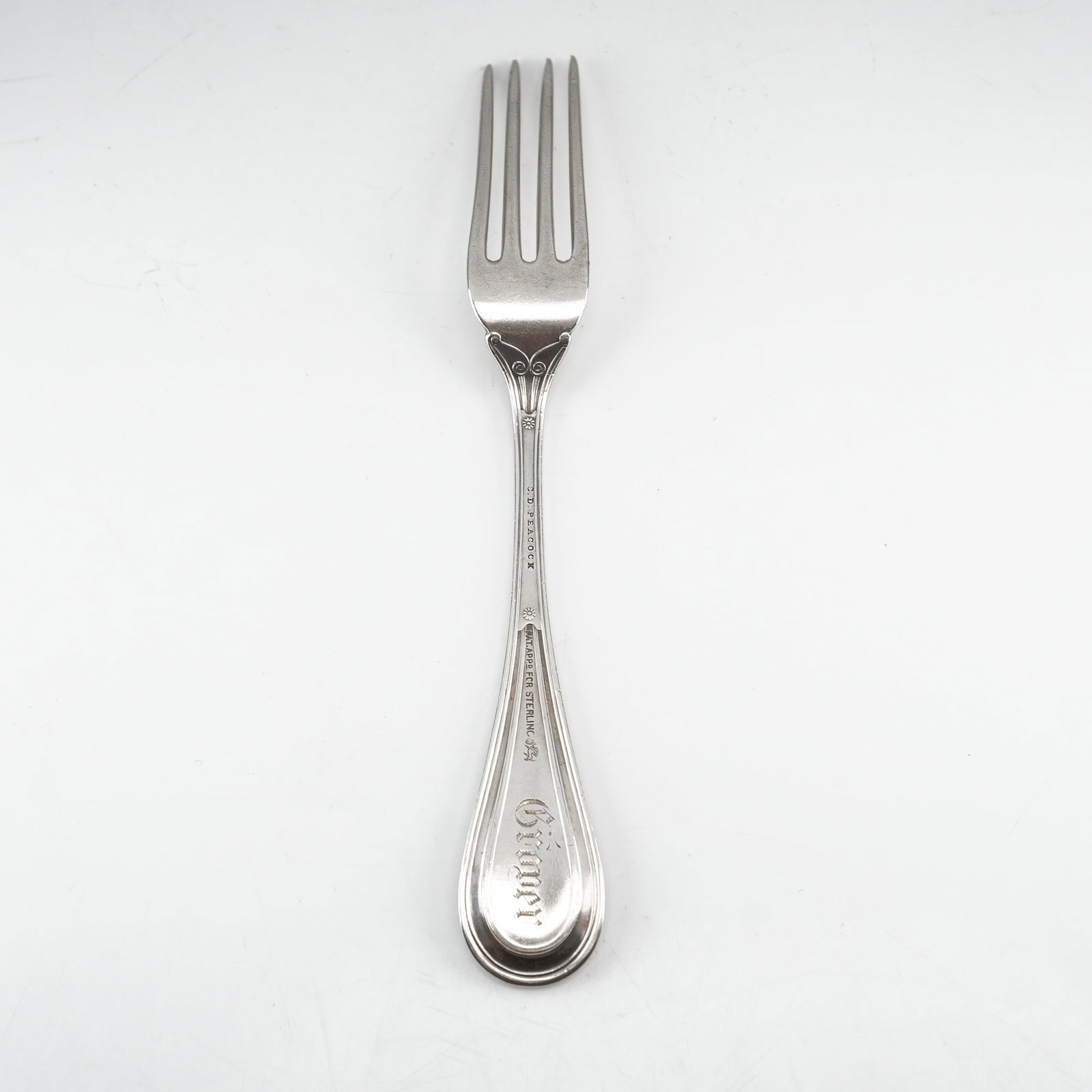 John Wendt Sterling Silver Fork, Bird Pattern - 3