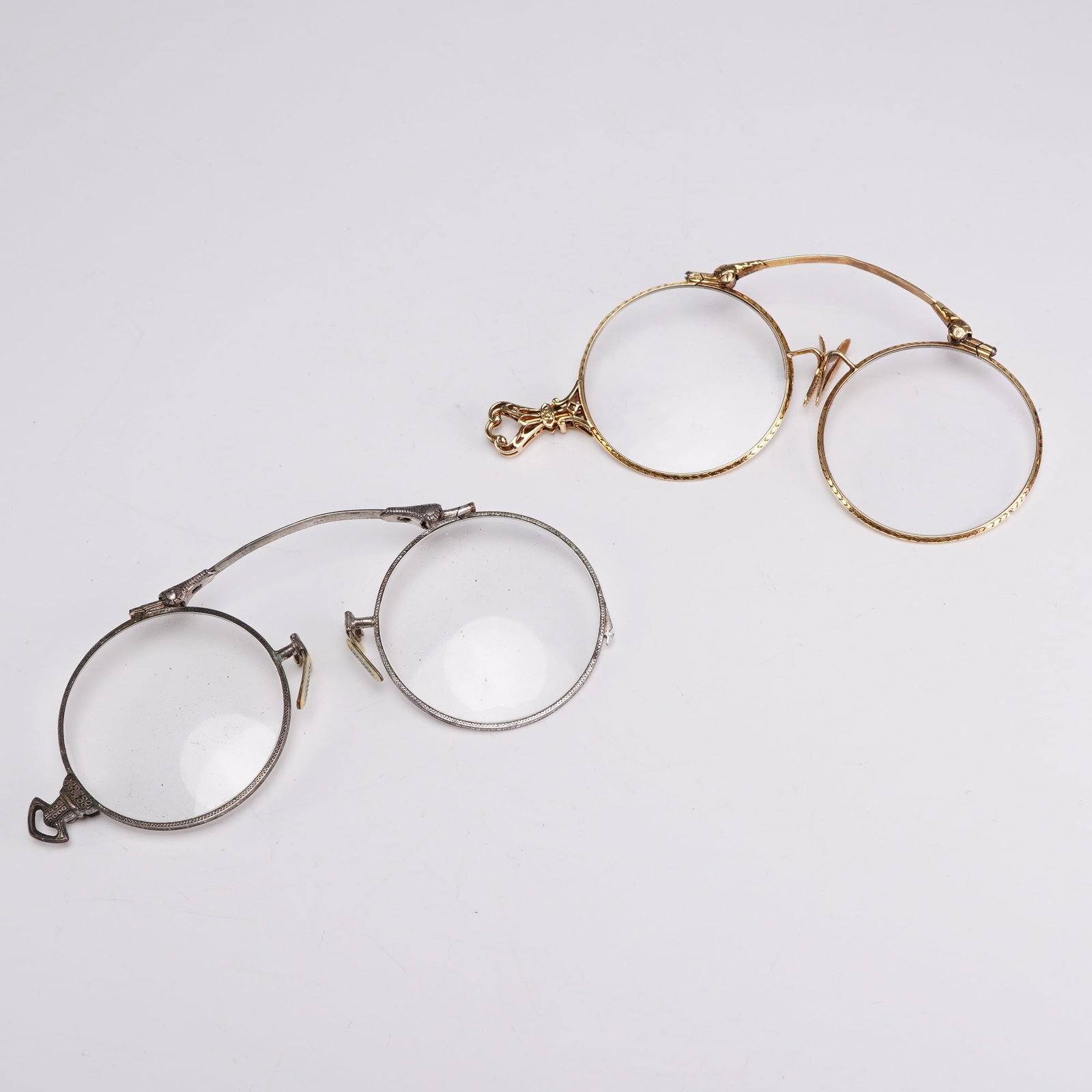Two Pairs of Pince-Nez Eyeglasses (1 of 3)