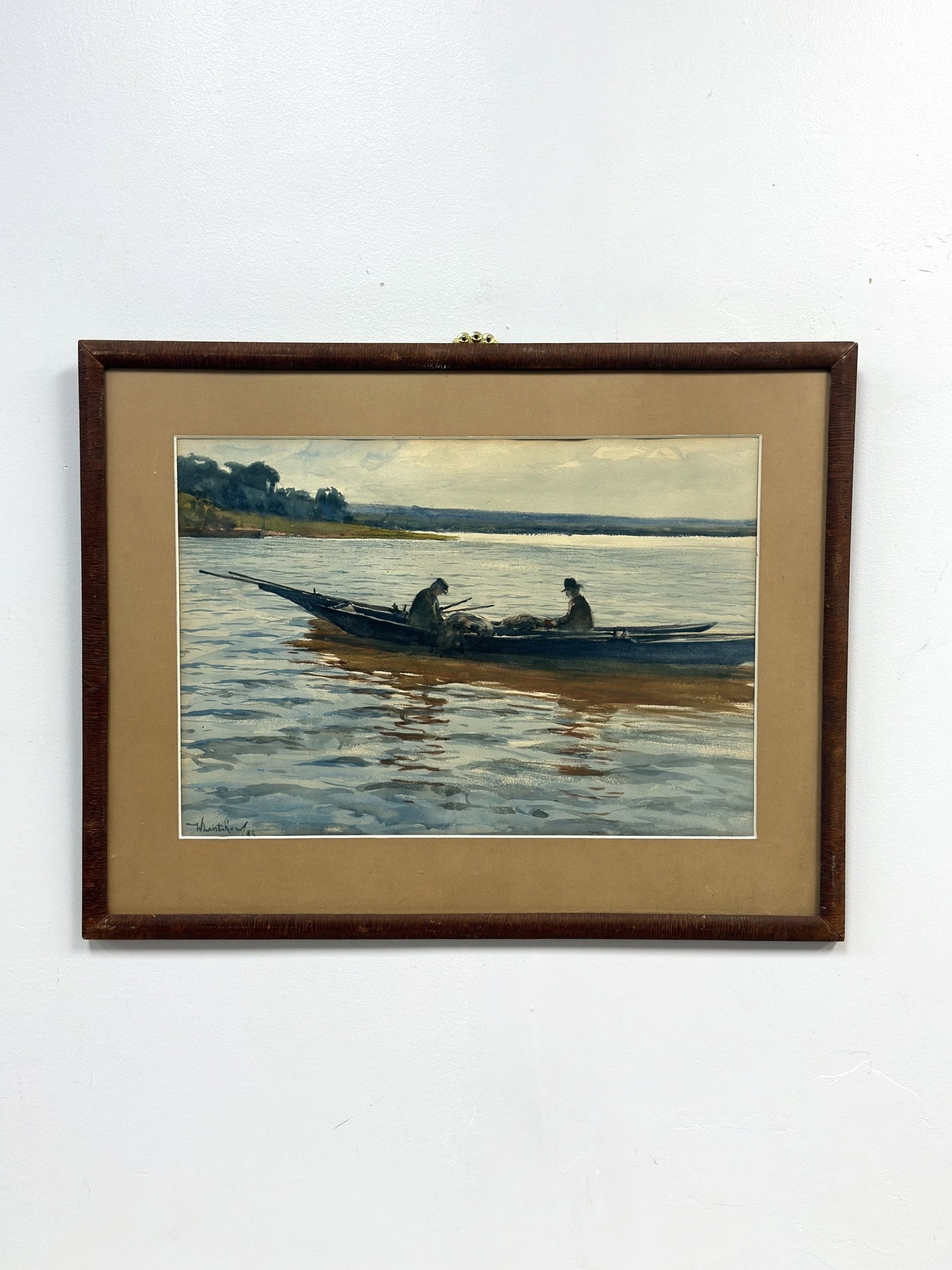 Winslow Homer Framed Rowboat Watercolor Print (1 of 5)