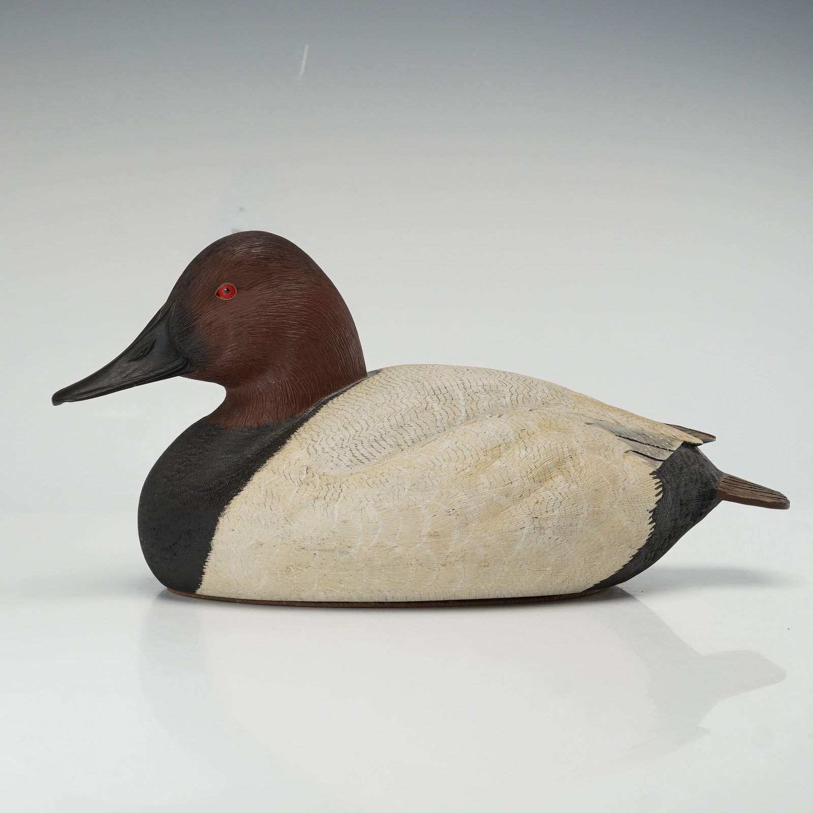 Randy Tull Hand Carved Canvasback Drake Duck Decoy (1 of 3)