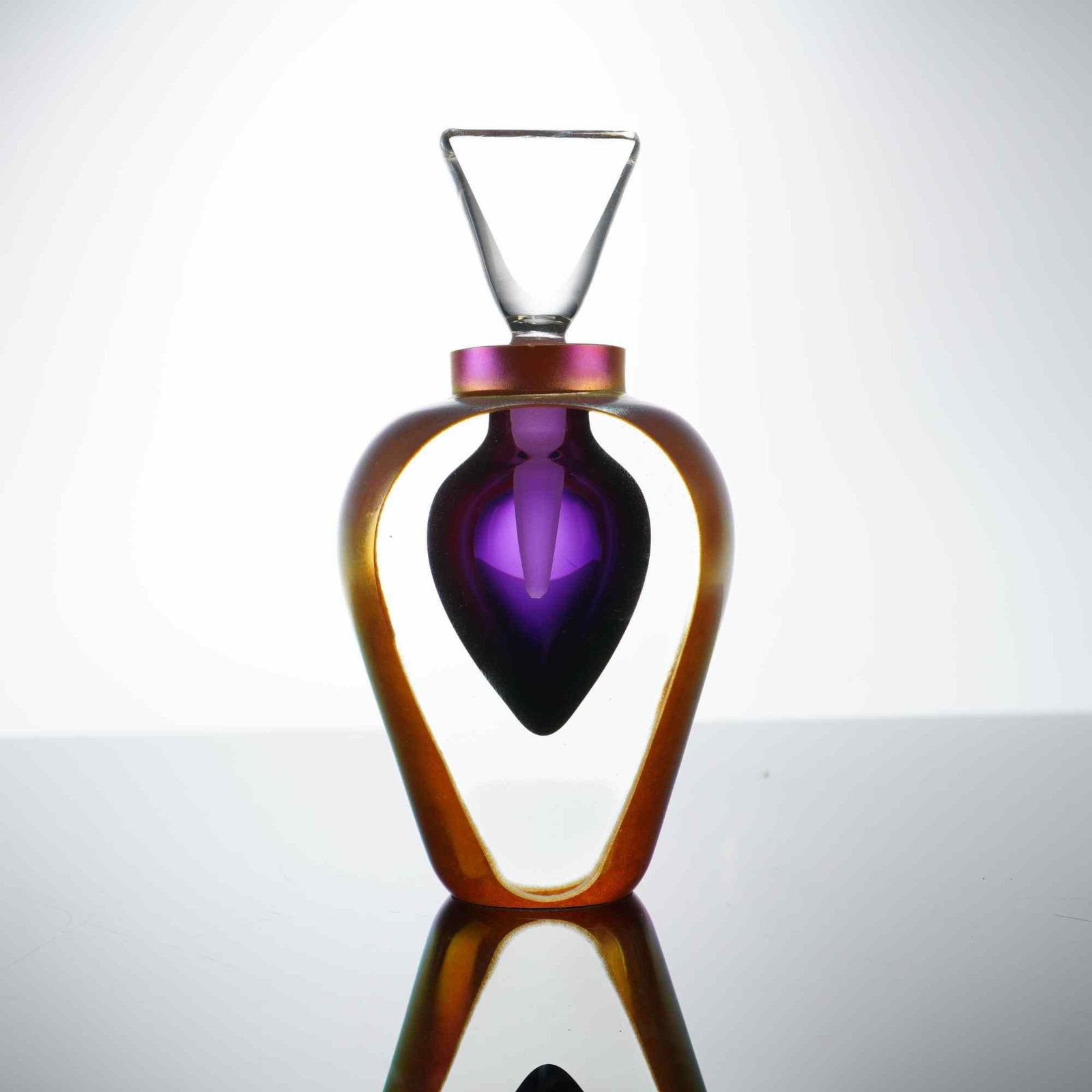 Correia Limited Edition Art Glass Perfume Bottle and Stopper (1 of 3)