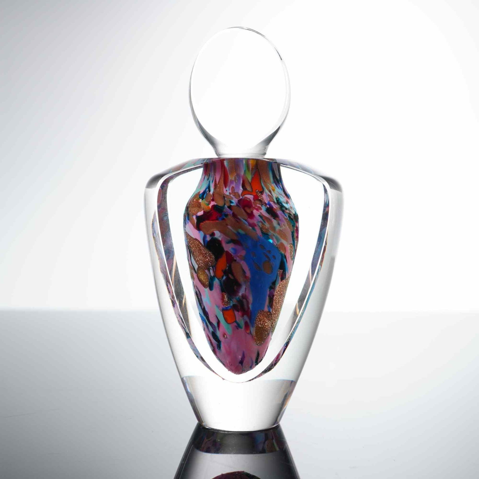 Tim Lazer Studio Art Glass Perfume Bottle and Stopper (1 of 4)