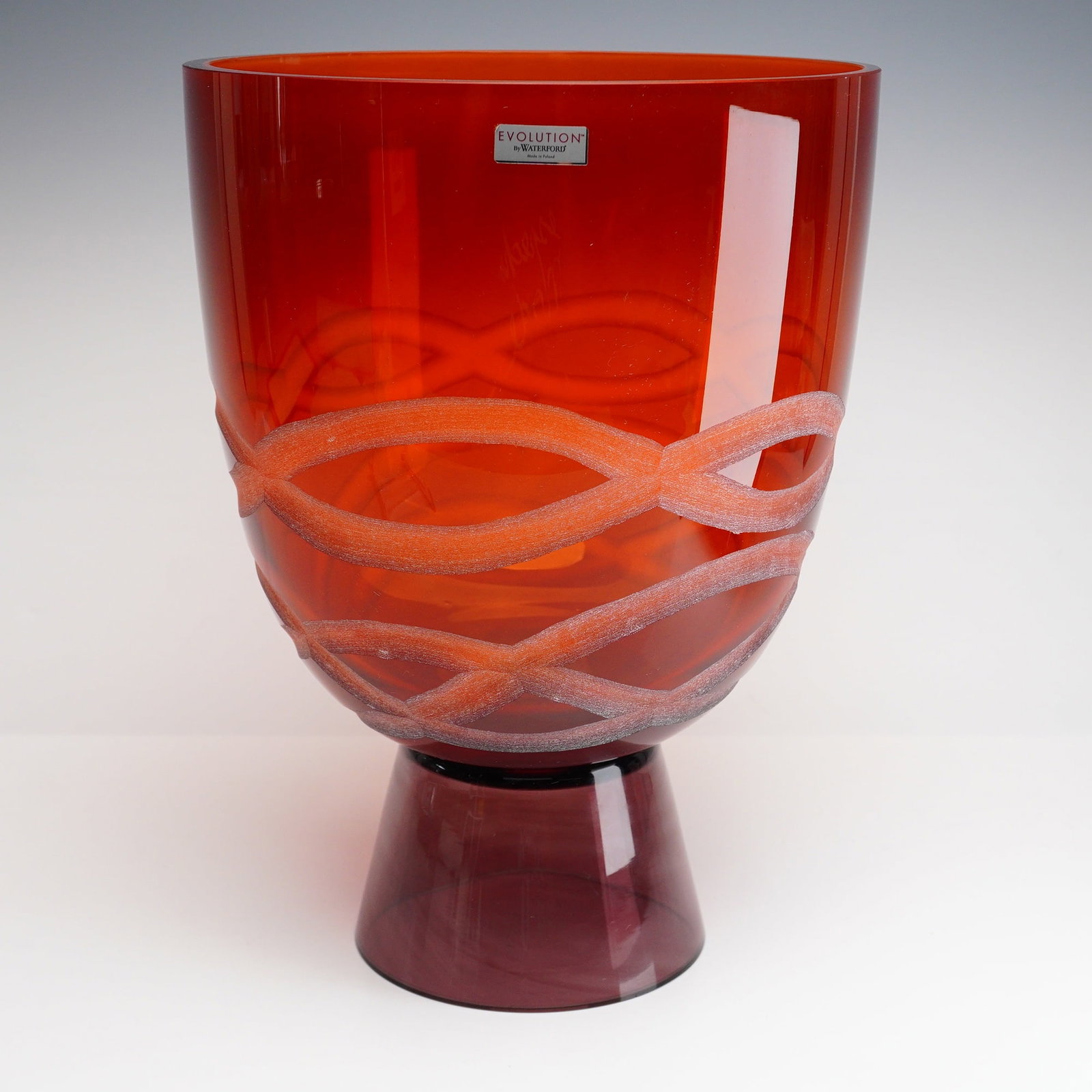 Evolution by Waterford Art Glass Footed Centerpiece Vase (1 of 5)
