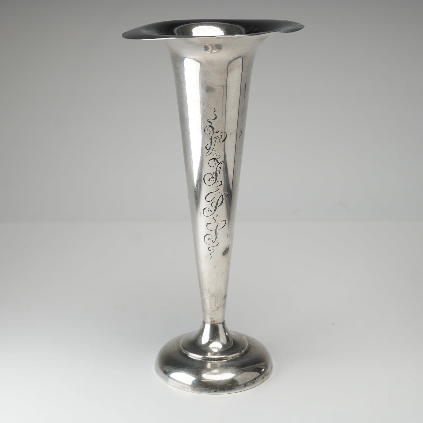 Frank W. Smith Silver Co. Sterling Silver Weighted Trumpet Vase (1 of 4)