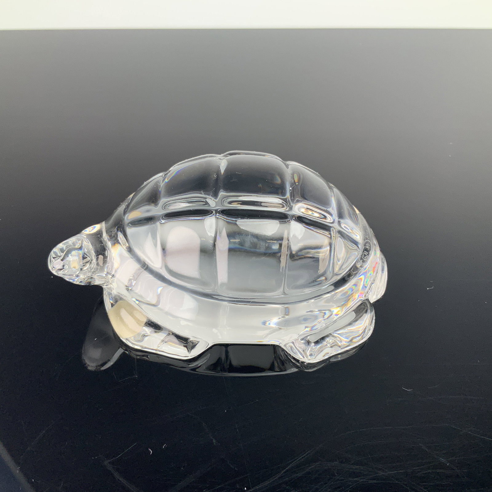 Baccarat Clear Crystal Turtle Figurine Paperweight (1 of 4)