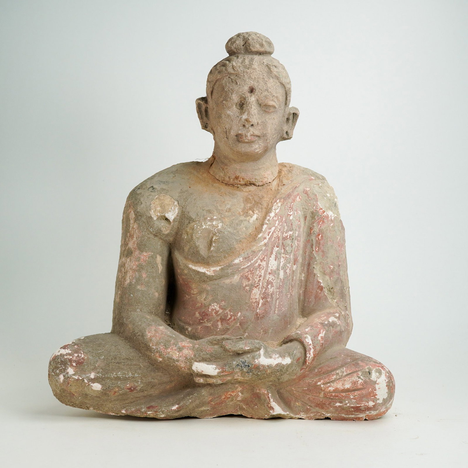 Antique Asian Buddha Carved Stone Sculpture (1 of 11)