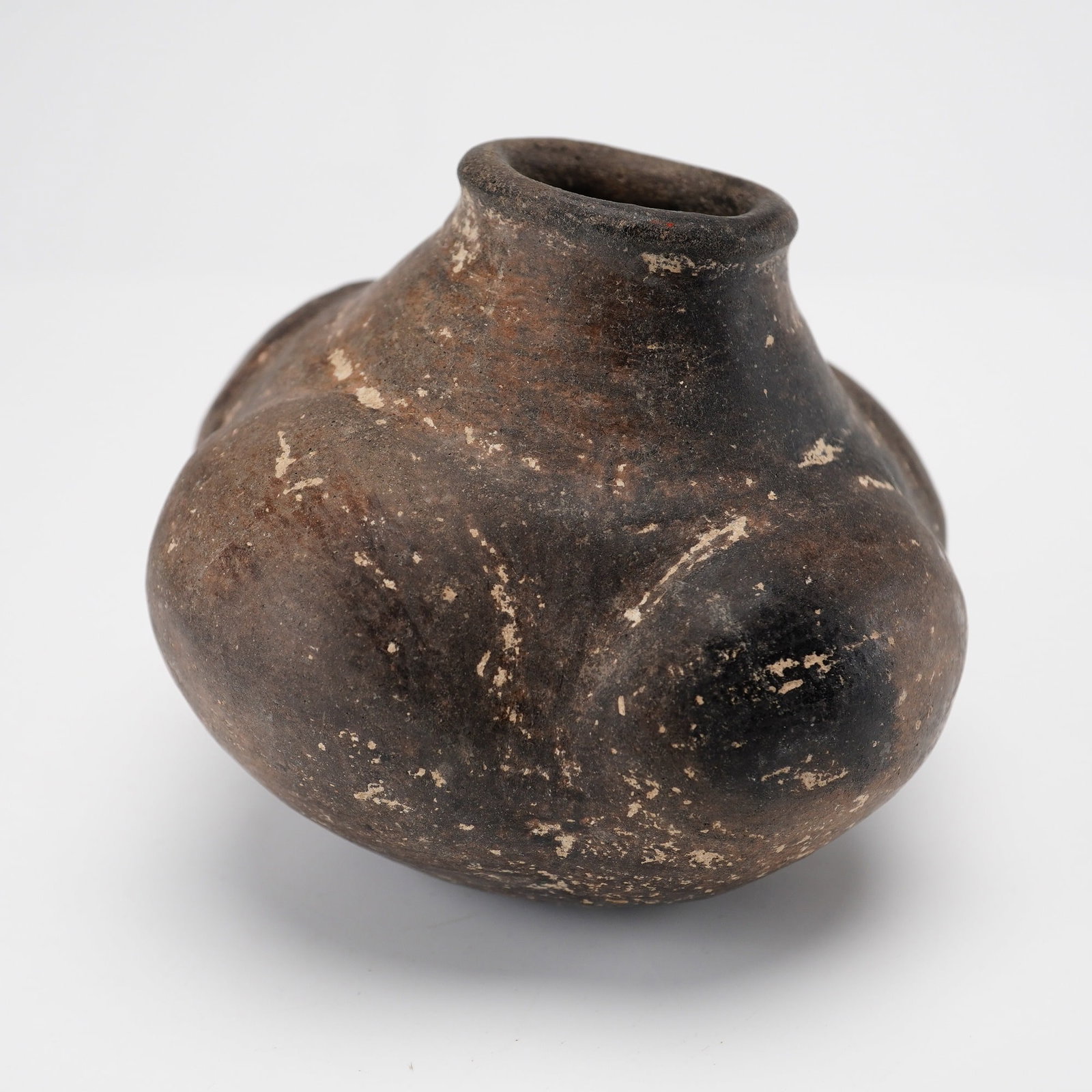 Pre-Columbian Style Ceramic Lobed Gourd-Form Vessel (1 of 3)