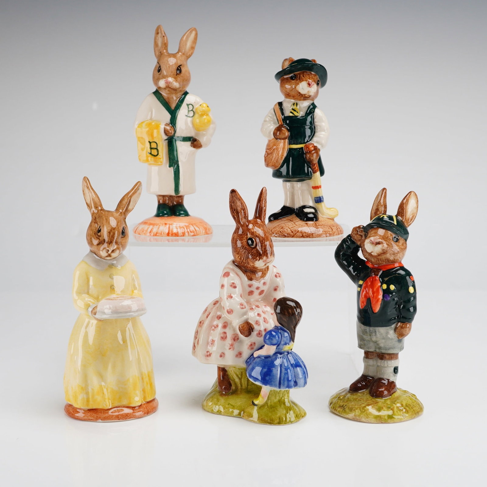 5pc Royal Doulton Bunnykins Figurines (1 of 4)