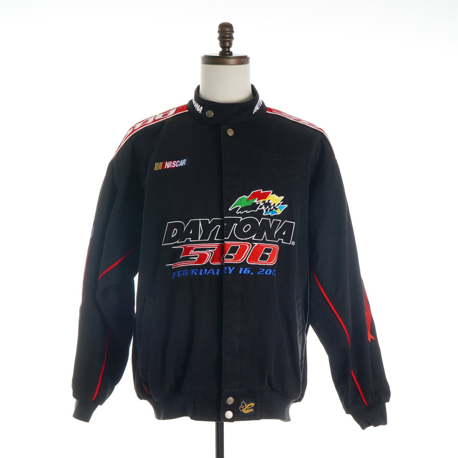Signed 2003 Daytona 500 NASCAR Racing Jacket Signed by Richard Petty, Size L (1 of 5)