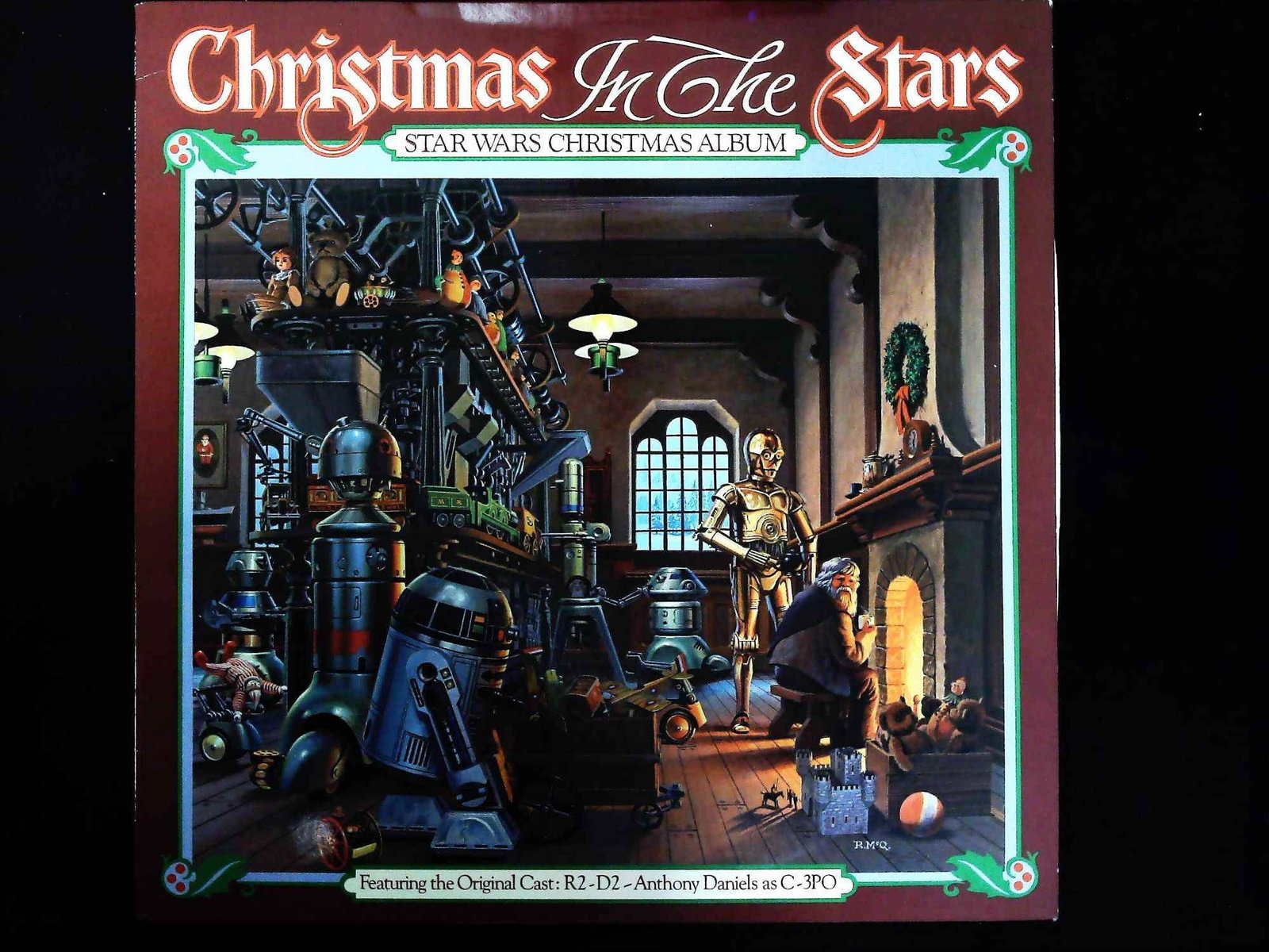 Star Wars Christmas Album Christmas in the Stars LP 1980: A vintage long-playing (LP) vinyl record album titled Christmas In The Stars: Star Wars Christmas Album, released in 1980 by RSO Records (Catalog RS-1-3059). The album is attributed to The Original
