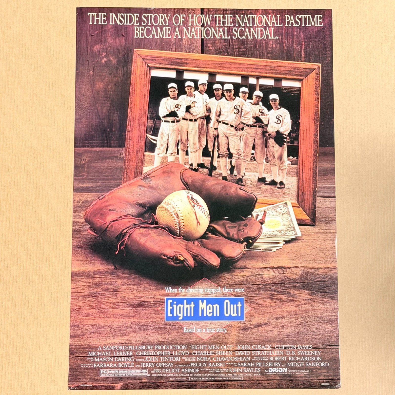 Eight Men Out Original One-Sheet Movie Poster 1988 (1 of 3)
