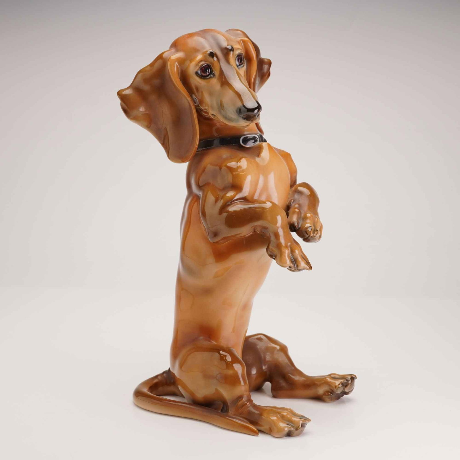 Rosenthal Porcelain Begging Dachshund Figurine (1 of 4)