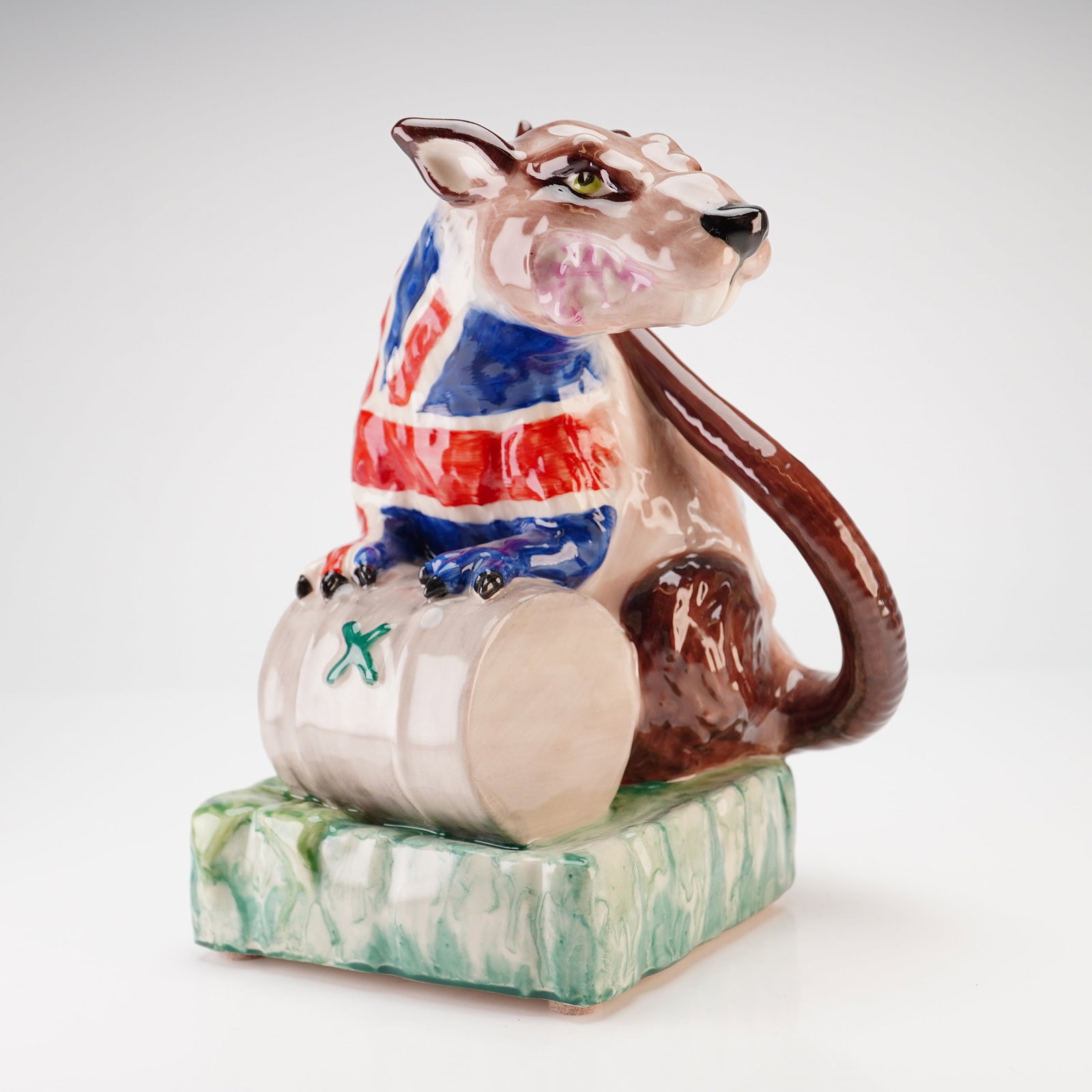 Kevin Francis Banksy Street Art Collection Toxic Rat Prototype Ceramic Figure by Victoria Bourne (1 of 3)