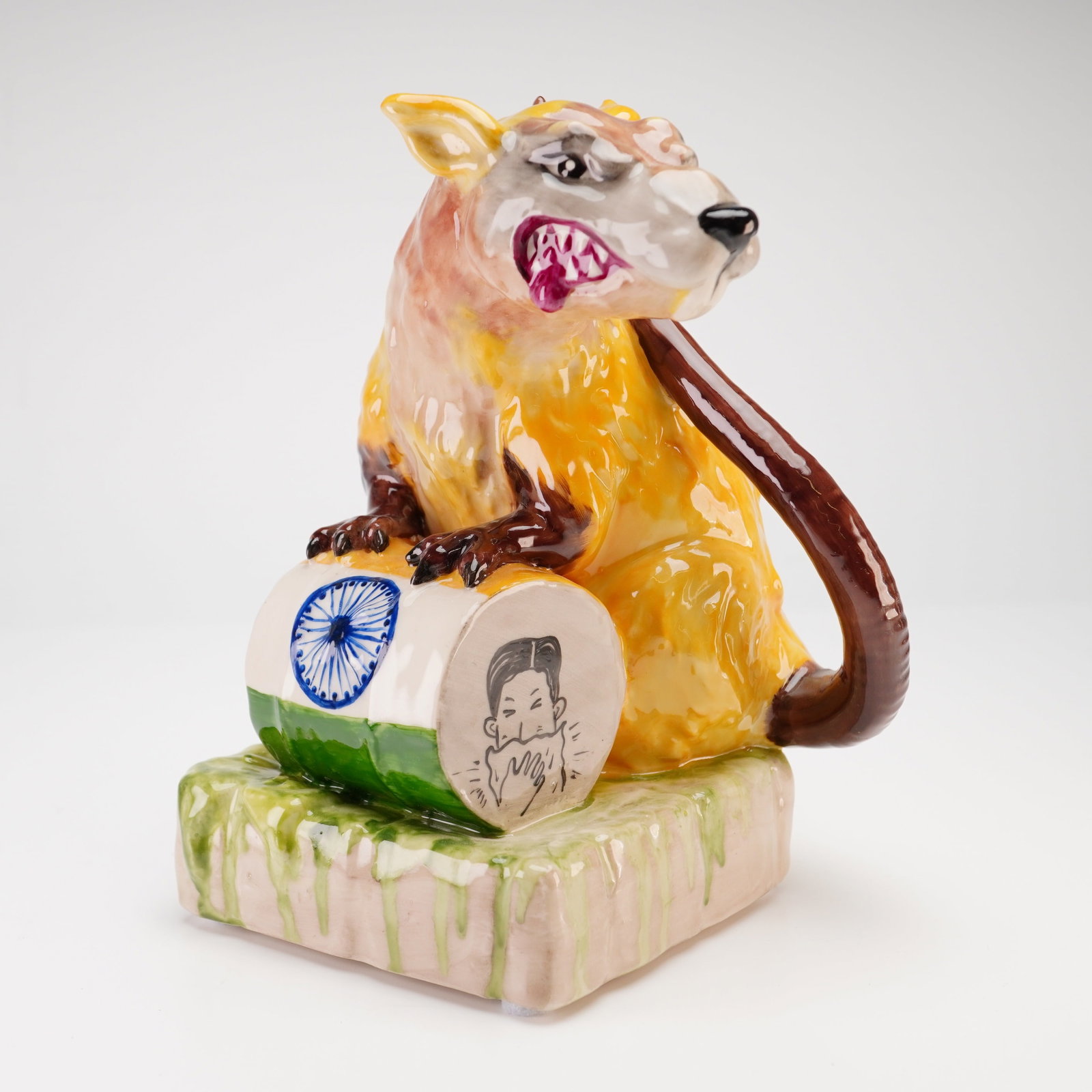 Kevin Francis Prototype Banksy Street Art Toxic Rat Ceramic Figurine (1 of 4)