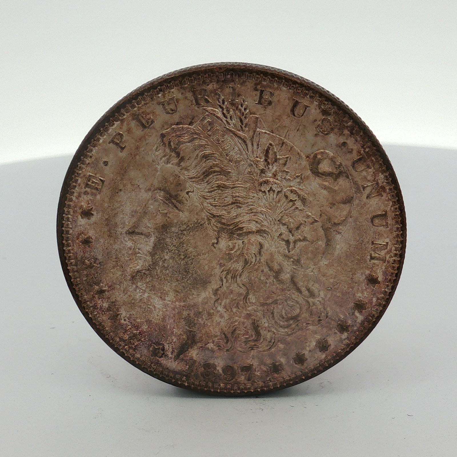 1897 US Morgan Silver Dollar Coin Circulated (1 of 2)