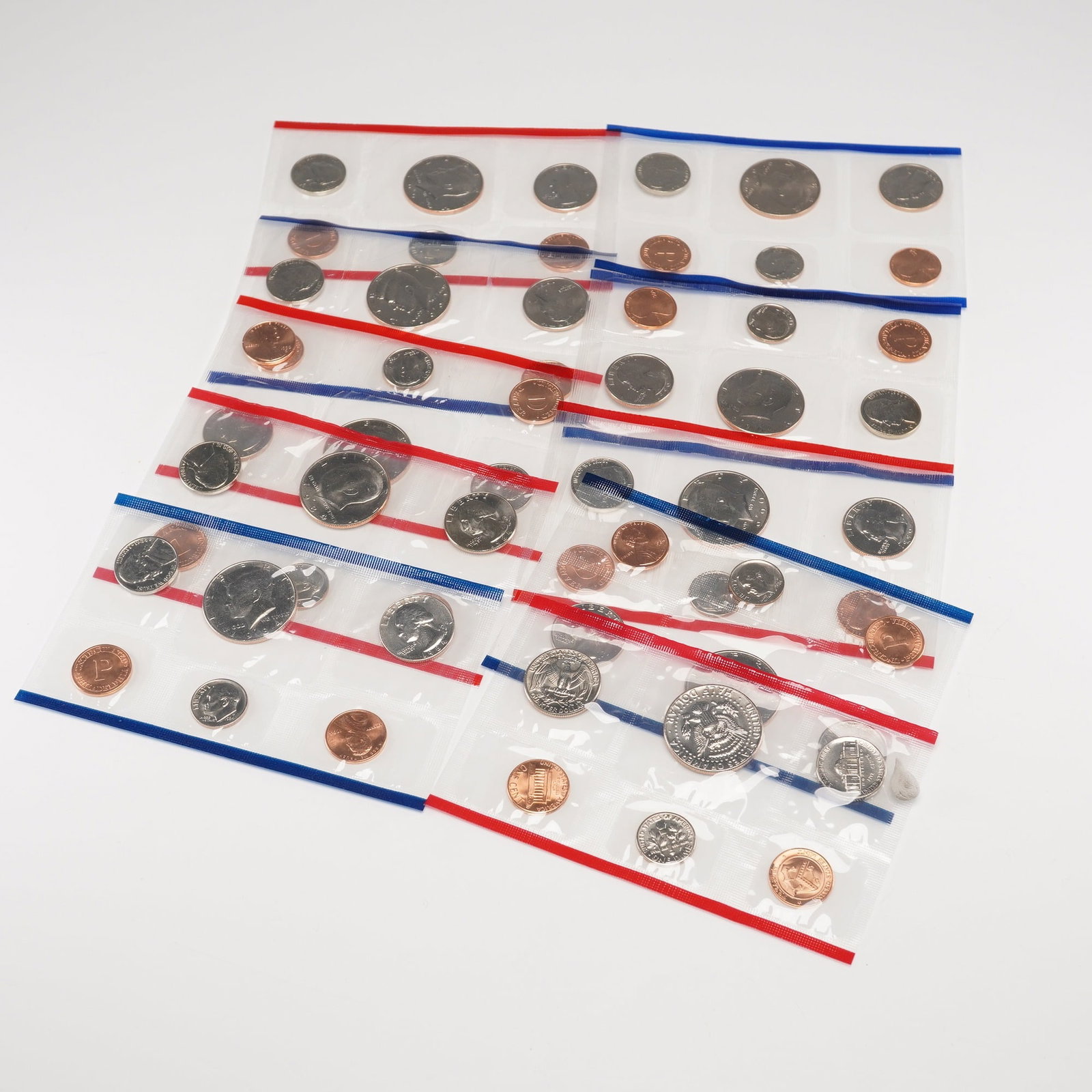 10pc 1984, 1990-1992 U.S. Mint Uncirculated Five-Coin Sets (1 of 8)