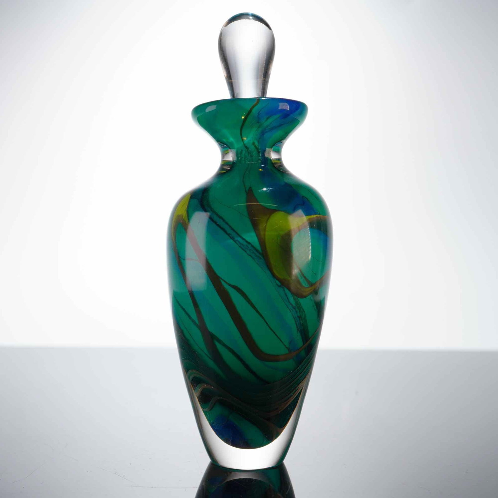 David Berger Art Glass Perfume Bottle 1997 (1 of 3)