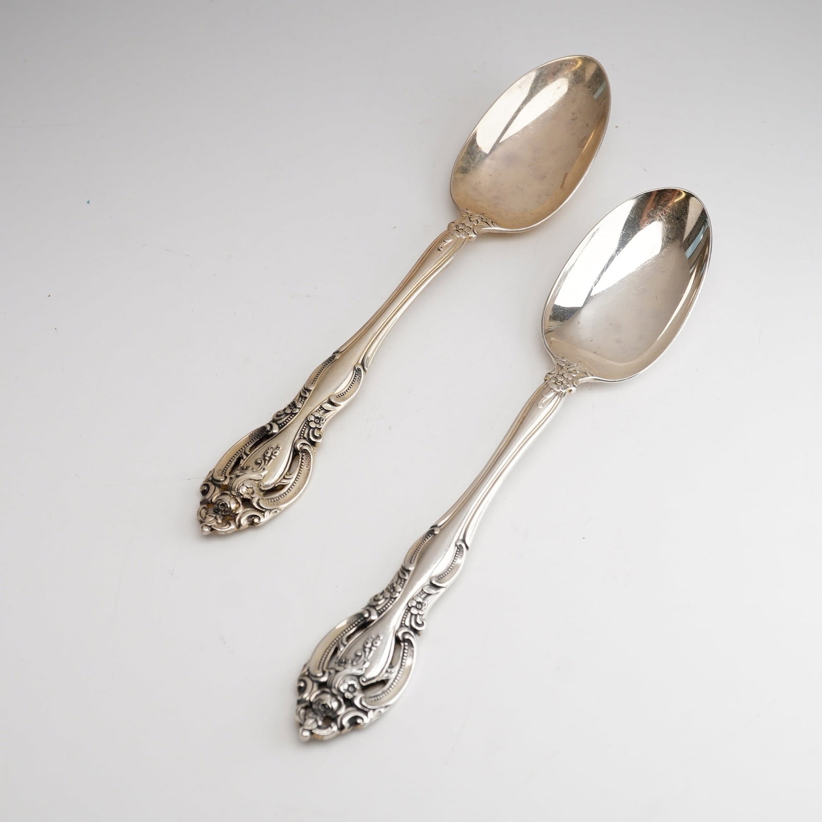 2pc Gorham Sterling Silver Teaspoon, La Scala (1 of 4)
