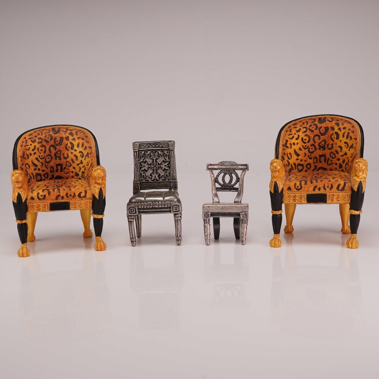 4pc Miniature Chairs Including Raine Take A Seat and Sixtrees (1 of 3)