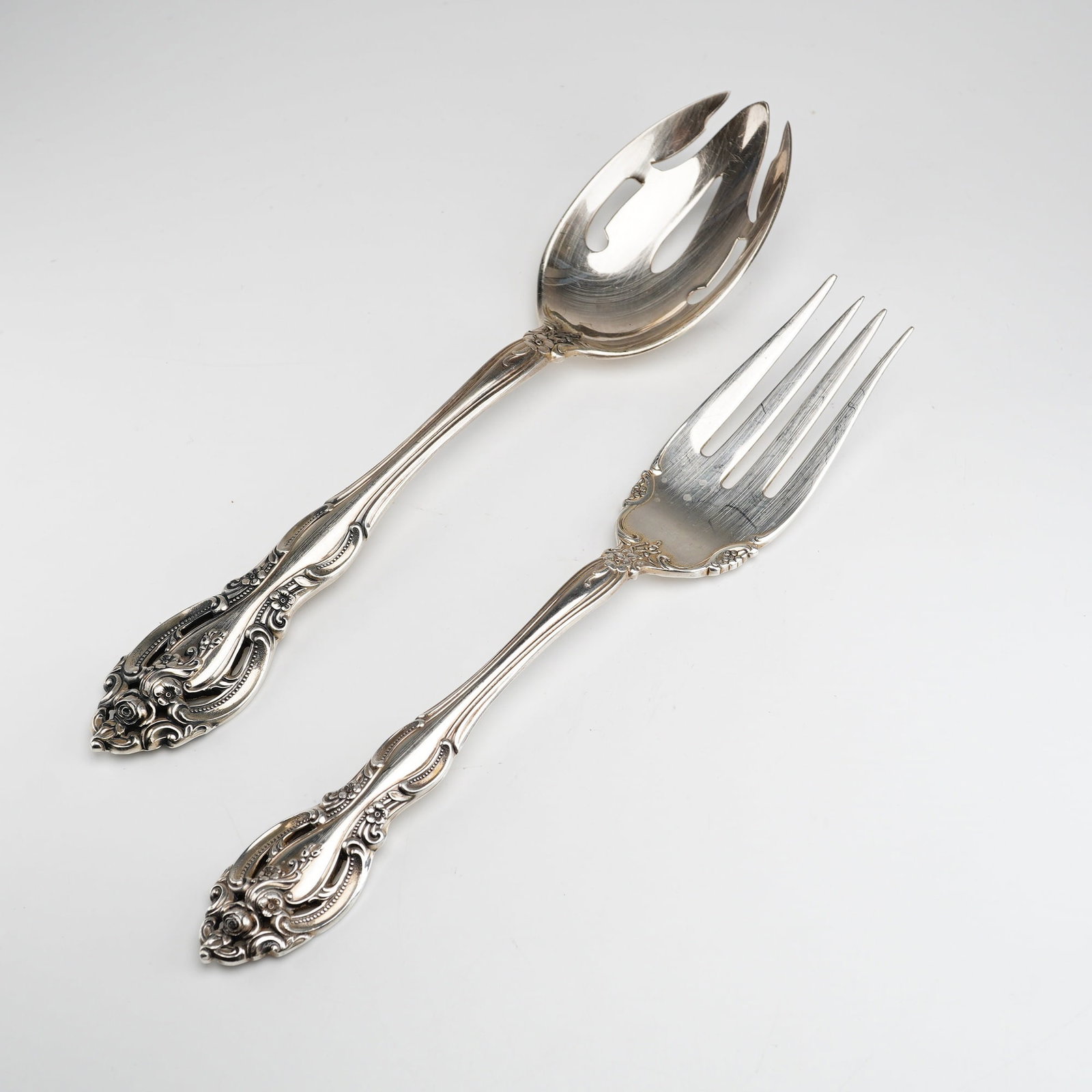 2pc Gorham Sterling Silver Serving Utensils, La Scala (1 of 5)