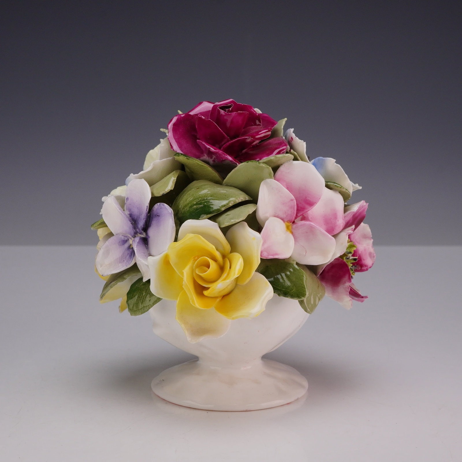 Saccata Staffordshire Bone China Lea Florals Figurine (1 of 3)